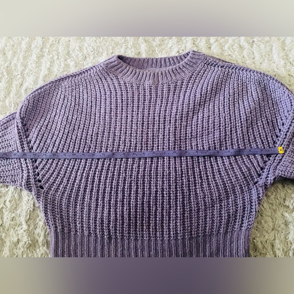 Oversized thickened purple high waist Cloth by RD sweater - Picture 3 of 10